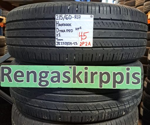 215/60R17 Hankook DynaPro HP2 kesä 4mm / 2P2A