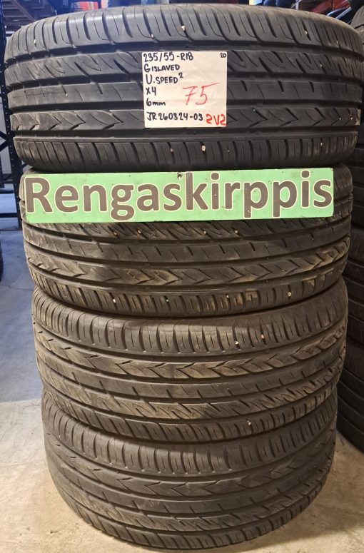 235/55R18 Gislaved Ultra Speed 2 kesä 6mm / 2V2
