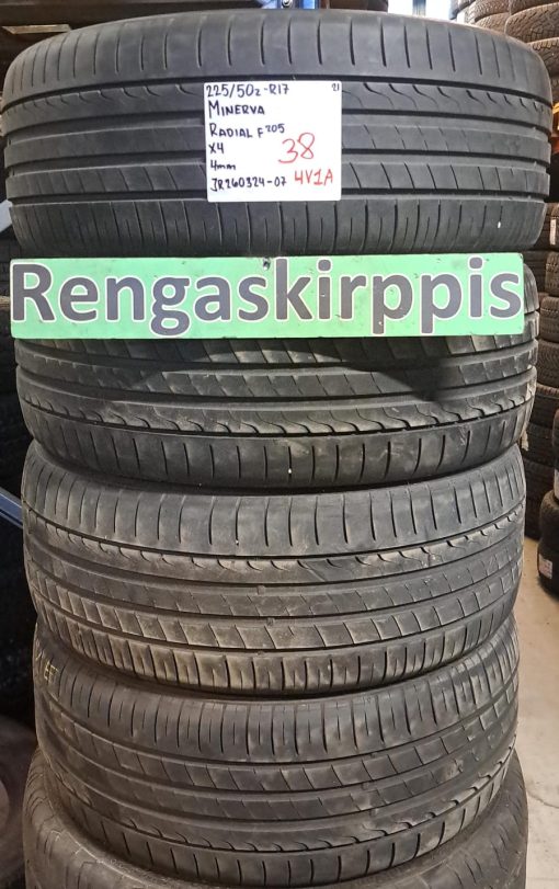 225/50R17 Minerva Radial F205 kesä 4mm / 4V1A