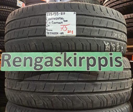 225/55R17 Continental ContiVanContact 200 kesä 5mm / 3V1