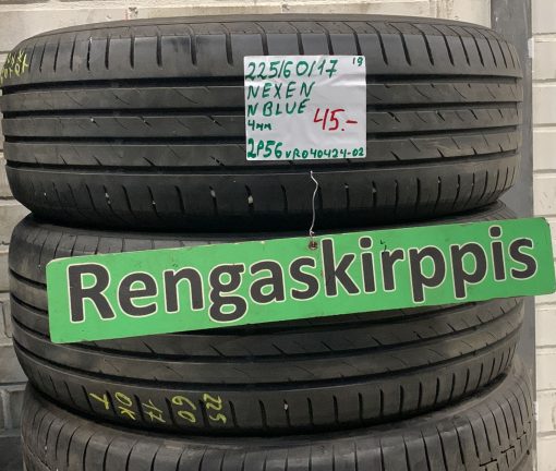 225/60R17 Nexen NBlue kesä 4mm / 2P56