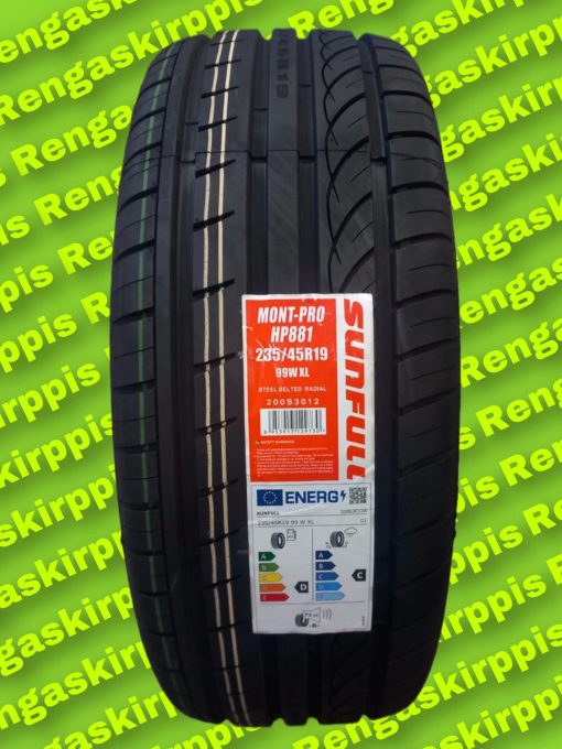 235/45R19 Sunfull Mont-Pro HP881 99W XL D, C 72dB/ kesä