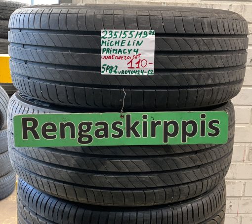 235/55R19 Michelin Primacy 4 kesä uudenveroiset / 5P82