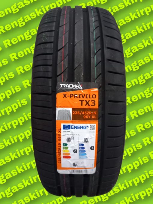 225/45R19 Tracmax X-privilo TX3 96Y XL C, B 69dB/ kesä