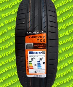 215/55R17 Tracmax X-Privilo TX3 98W XL C, B 69dB/ kesä