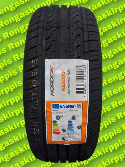 195/50R15 Nordexx NS5000 82V D, C 71dB/ kesä