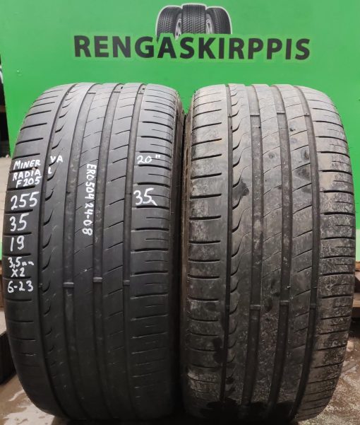 255/35R19 Minerva Radial F205 kesä 3,5mm / 6-23