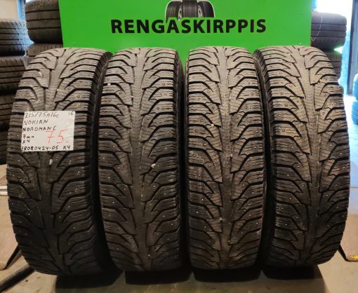 215/75R16C Nokian Nordman C nasta 7mm / K4