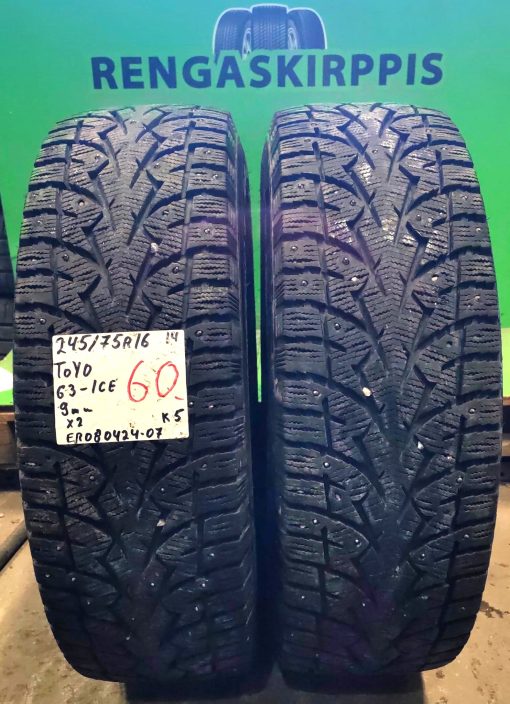 245/75R16 Toyo G3-Ice nasta 9mm / K5