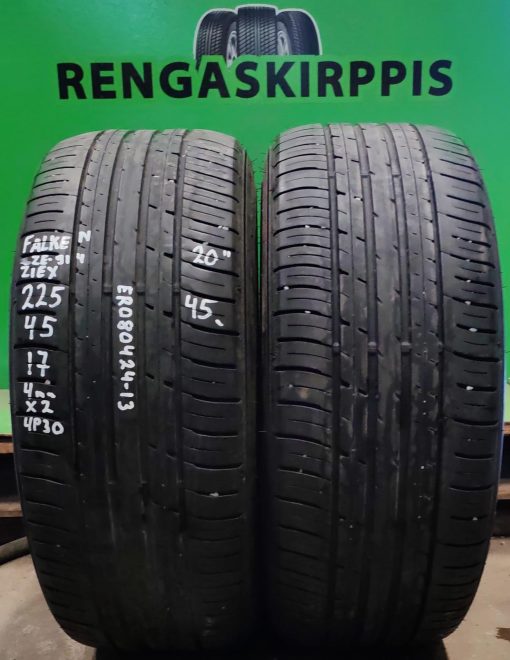225/45R17 Falken Ziex ZE914 kesä 4mm / 4P30