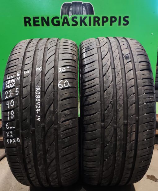 225/40R18 LingLong GreenMax kesä 6mm / 5P20