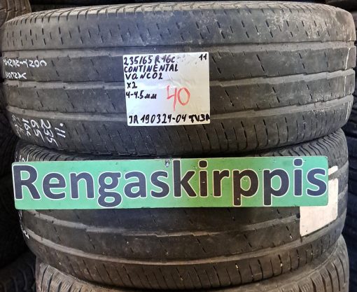 235/65R16C Continental Vanco 2 kesä 4-4,5mm / 7V3A