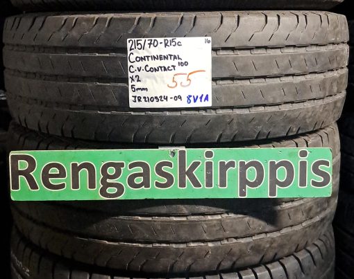 215/70R15C Continental ContiVanContact 100 kesä 5mm / 8V1A