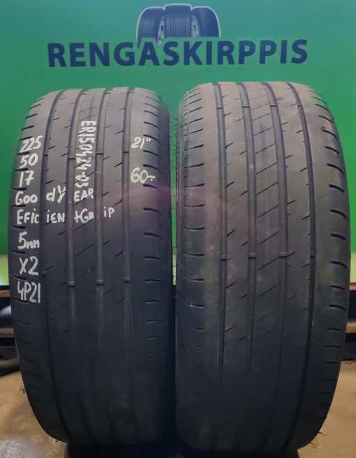 225/50R17 GoodYear EfficientGrip kesä 5mm / 4P21
