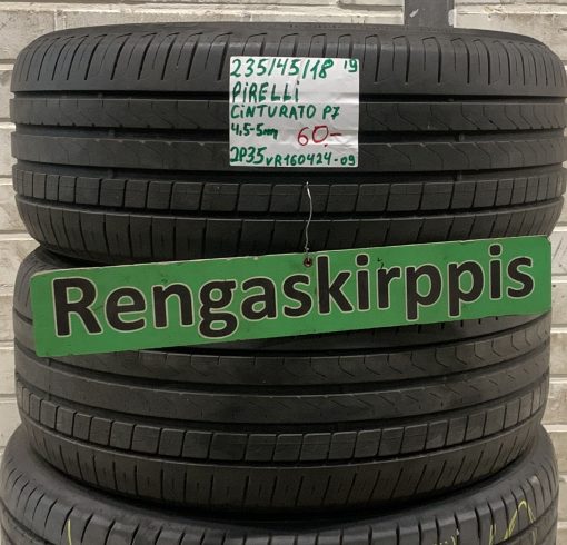 235/45R18 Pirelli Cinturato P7 kesä 4,5-5mm / 2P35