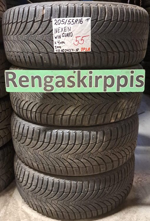 205/55R16 Nexen Winguard kitka 7mm / 7P2A