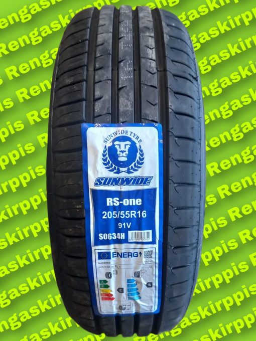 205/55R16 Sunwide RS-One 91V C, B 69dB/ kesä