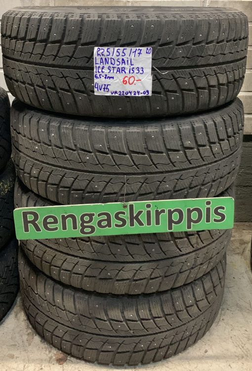 225/55R17 Landsail Ice Star IS33 nasta 6,5-7mm / 4V75