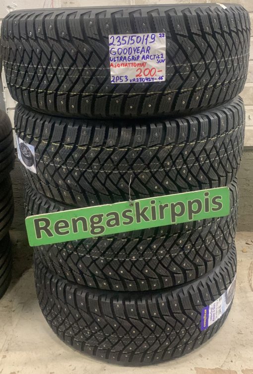 235/50R19 GoodYear UltraGrip Arctic 2 SUV nasta ajamattomat / 2P53
