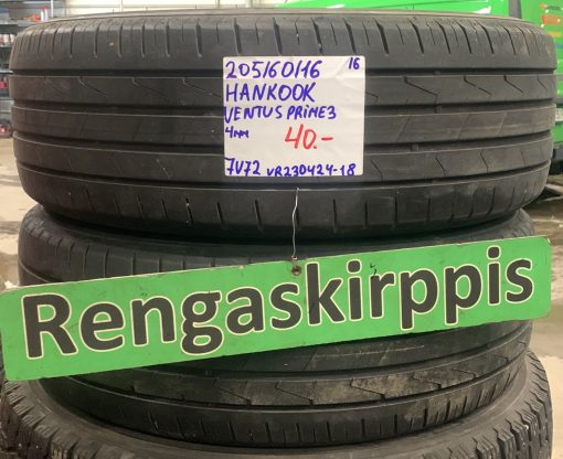 205/60R16 Hankook Ventus Prime 3 kesä 4mm / 7V72