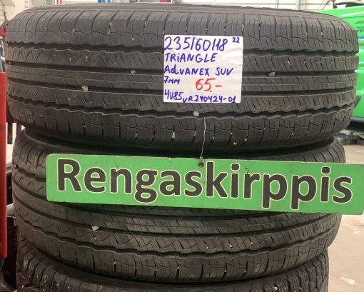 235/60R18 Triangle Advanex SUV kesä 7mm / 4V85