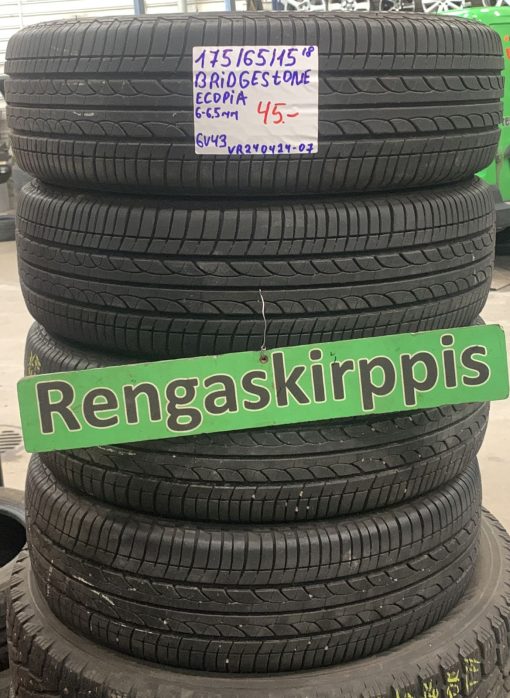 175/65R15 Bridgestone Ecopia kesä 6-6,5mm / 6V43