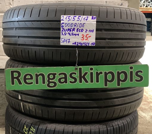 215/55R17 Goodride Zuper Eco Z-107 kesä 3,5-4,5mm / 5P17