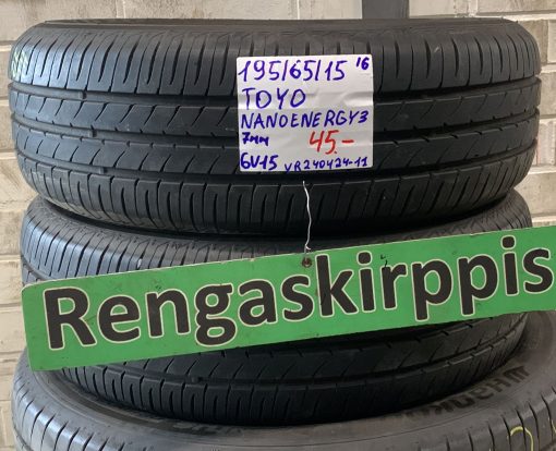 195/65R15 Toyo NanoEnergy 3 kesä 7mm / 6V15