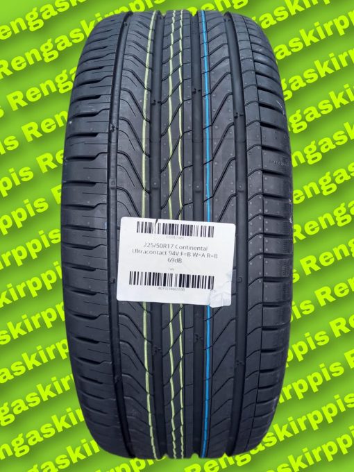 225/50R17 Continental Ultra Contact 94V B, A 69dB/ kesä