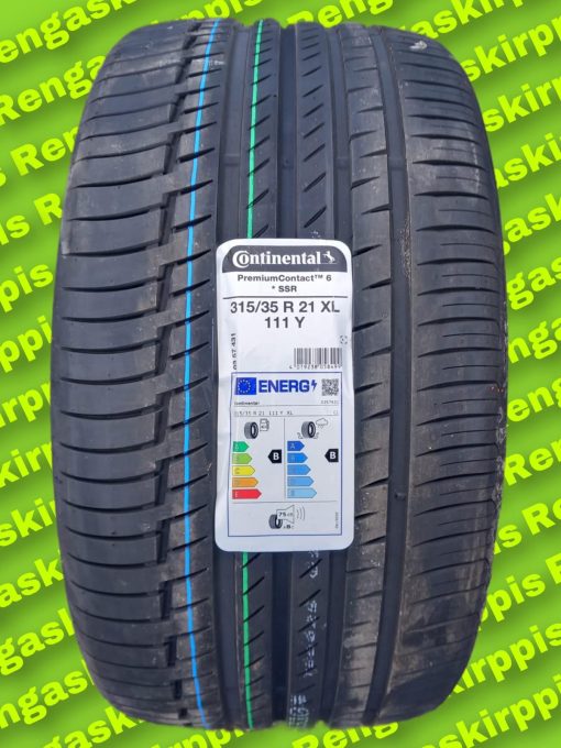 315/35R21 Continental Premium Contact 6 111Y XL B, B 75dB/ kesä