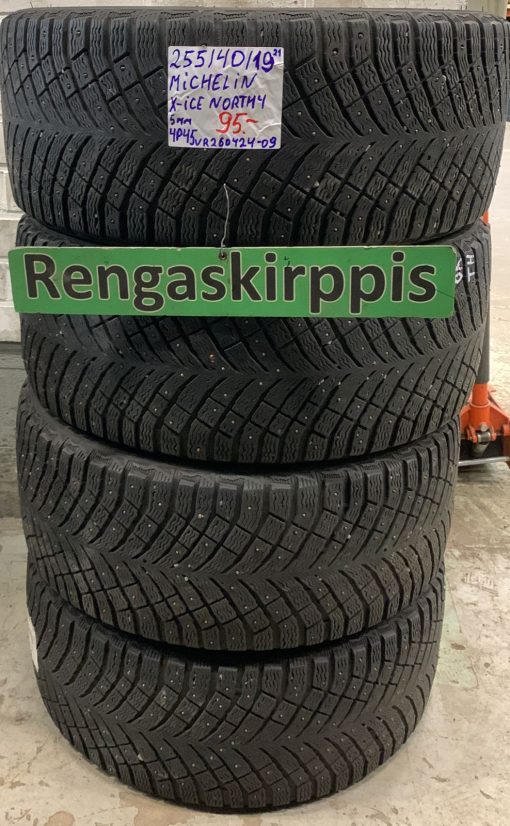 255/40R19 Michelin X-Ice North 4 nasta 5mm / 4P45