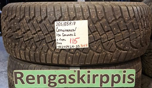 265/65R17 Continental IceContact 2 nasta 8mm / 3V1A