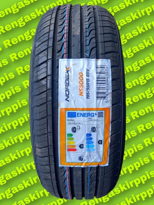 195/55R15 Nordexx NS5000 85V D, C 71dB/ kesä