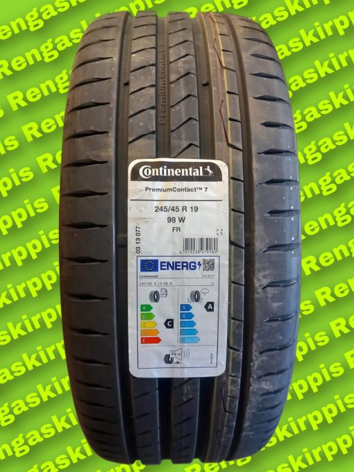 245/45R19 Continental Premium Contact 7 98W C, A 71dB/ kesä