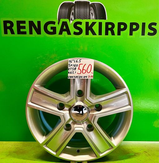 16" 5x160 K65,1 ET58 L6,5"