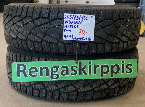205/75R16C Nokian HKPL C3 nasta 8mm / 4P41