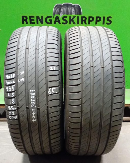 235/45R18 Michelin Primacy 4 kesä 4,5mm / 5P41