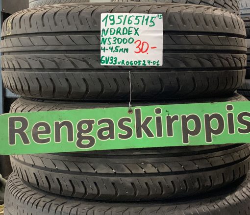 195/65R15 Nordexx NS3000 kesä 4-4,5mm / 6V33