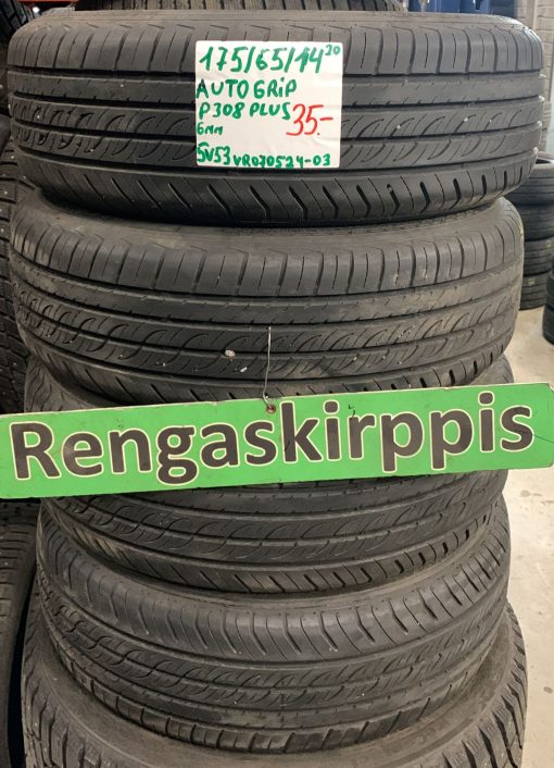 175/65R14 Autogrip P308 Plus kesä 6mm / 5V53
