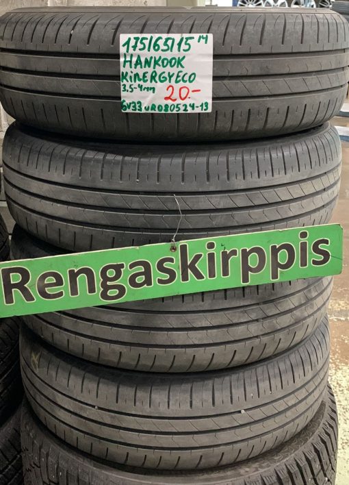 175/65R15 Hankook Kinergy Eco kesä 3,5-4mm / 6V33