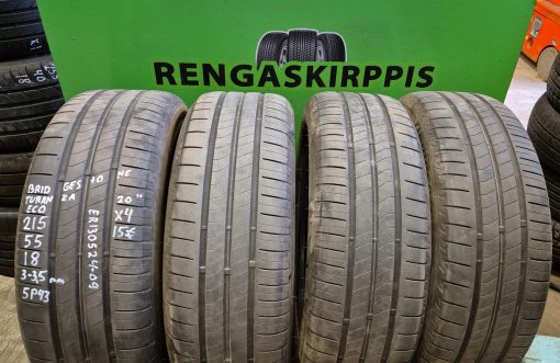 215/55R18 Bridgestone Turanza Eco kesä 3-3,5mm / 5P43