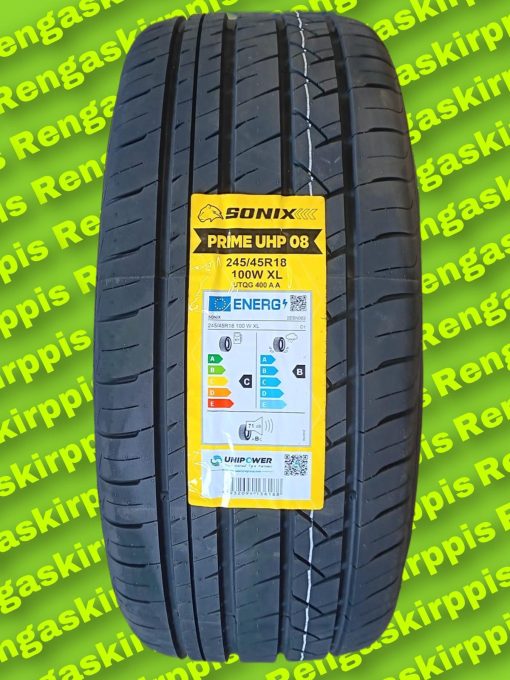 245/45R18 Sonix Prime UHP 08 100W C, B 71dB/ kesä