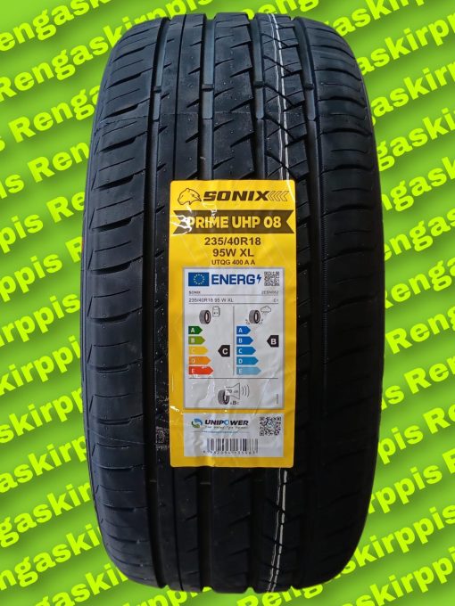 235/40R18 Sonix Prime UHP 08 95W C, B 70dB/ kesä