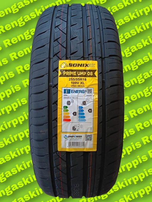 255/55R18 Sonix Prime UHP 08 109V C, B 71dB/ kesä