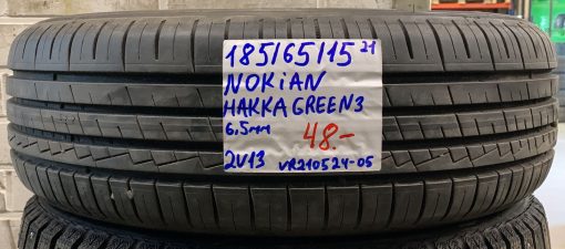 185/65R15 Nokian Hakka Green 3 kesä 6,5mm / 2V13