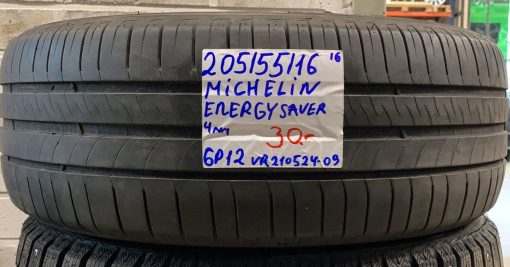 205/55R16 Michelin Energy Saver kesä 4mm / 6P12