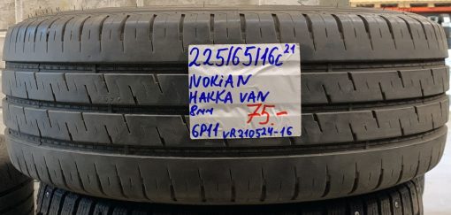 225/65R16C Nokian Hakka Van kesä 8mm / 6P11