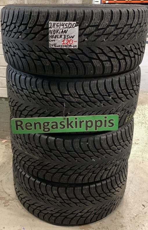 285/45R20 Nokian HKPL R3 SUV kitka 6mm / 2V16