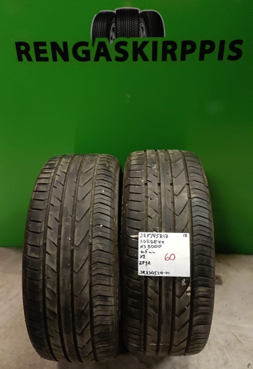 225/45R17 Nordexx NS9000 kesä 6,5mm / 2P1A