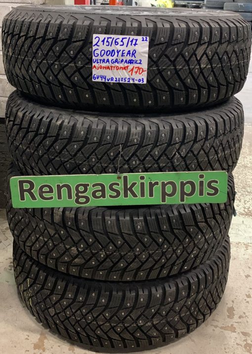215/65R17 GoodYear Ultra Grip Arctic 2 nasta ajamattomat / 6V44
